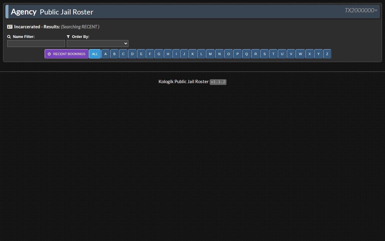 Runnels County Jail release search current roster interface